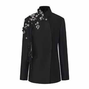 JUNYANG杨君 远山如黛中式外套