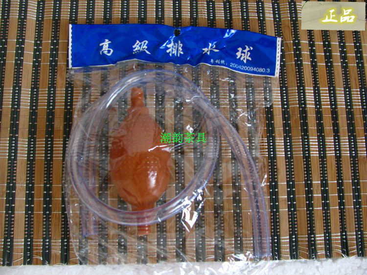 亏本赚信誉 茶盘导水管 带吸水球 黑檀木茶盘实木茶海茶台配件