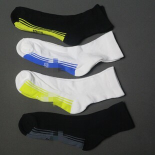 外贸单袜子男秋冬季 男生加厚毛巾底中筒男袜吸汗透气运动袜纯棉男