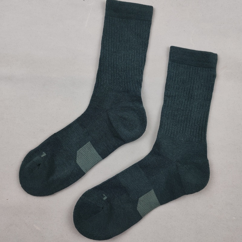 无骨袜子男四季款毛圈加固耐穿男袜纯棉网眼透气男士中长筒运动袜