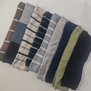 外贸单冬季 加厚老年人寒腿保暖护膝袜套男女通用毛圈拉毛护腿袜子