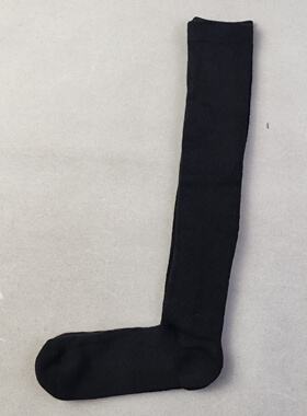 冬季加厚全毛圈长筒袜女士小码压缩袜黑色高筒及膝压力小腿袜子女