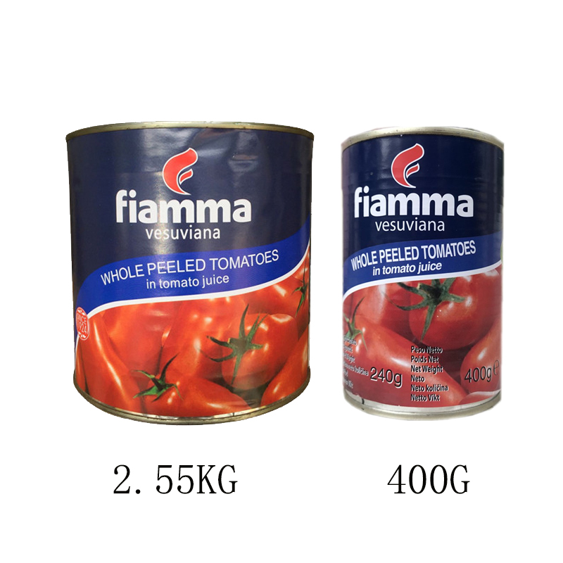意大利进口火山牌去皮番茄罐头