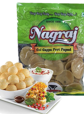 印度进口油炸空心球Pani Puri玛莎拉小脆脆球土豆球街头网红小吃