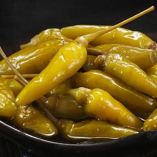 野山椒酸甜泡椒玻璃瓶装 泡菜广东佛山高明特产友日牌