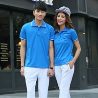Mùa hè cặp đôi quần ngắn tay phù hợp với thể thao nam và nữ nhóm tùy chỉnh thoáng khí nhanh khô nhanh dịch vụ lớp thể thao giản dị - Thể thao sau quần áo thể thao nữ