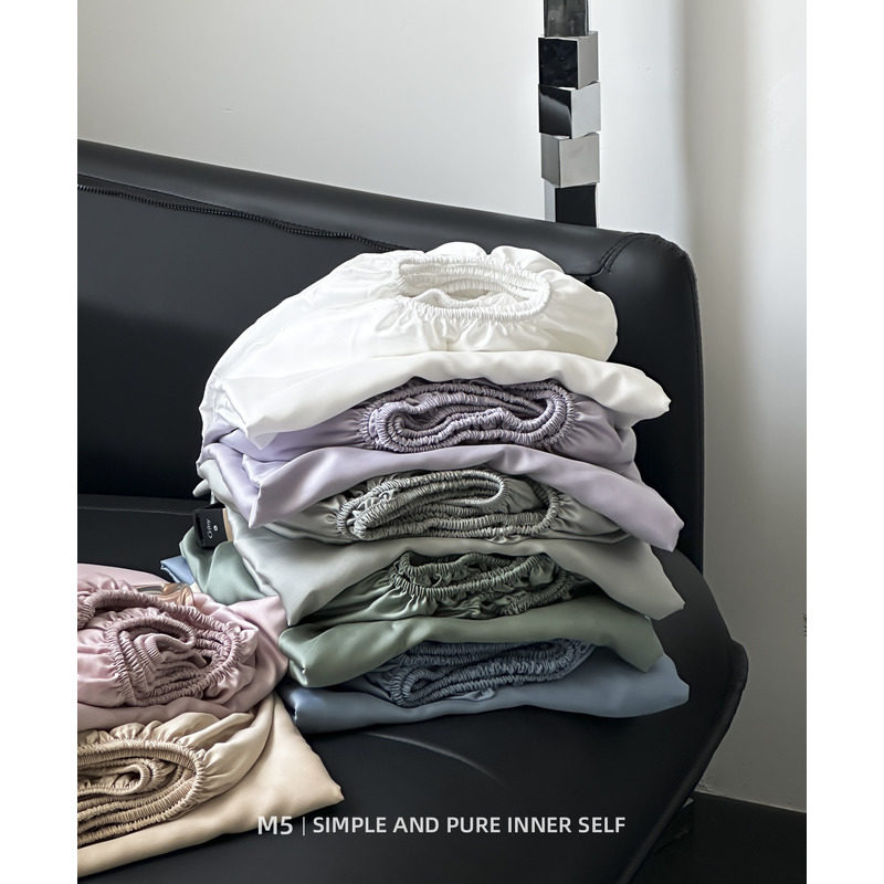 夏季凉感顺滑莱赛尔兰精天丝床笠床罩套席梦思榻榻米床垫套保护罩