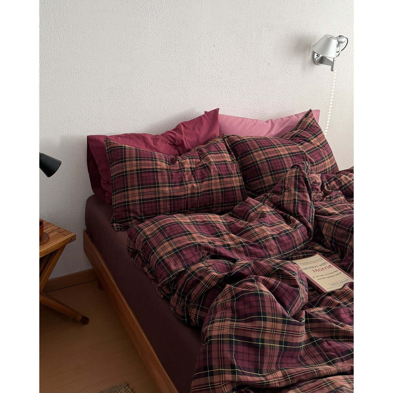 复古格子中古风100全棉纯棉床上四件套床单被套床笠款床品三件套,床上用品,床品套件/四件套/多件套,淘宝优惠券,粉丝福利购,淘宝优惠卷