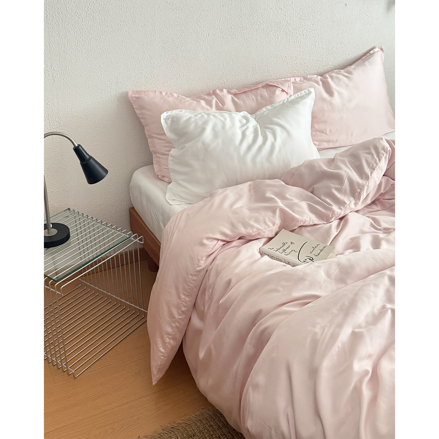 日式夏季双面凉感天丝四件套床品