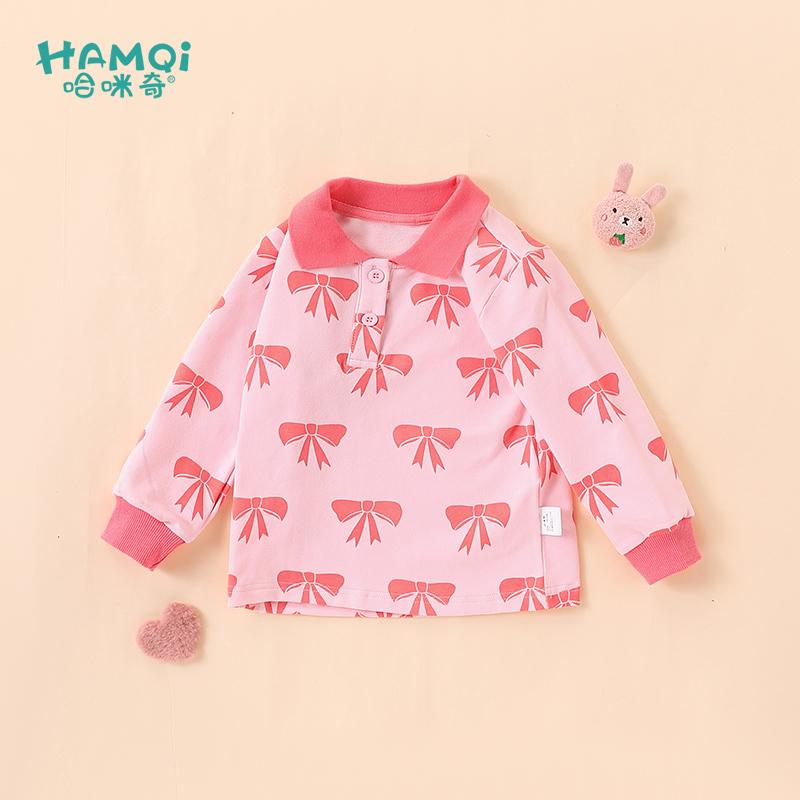 春秋装上衣2025新款POLO衫哈咪奇