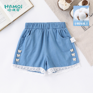 女童短裤夏季新款小儿童纯棉薄款洋气裤子宝宝休闲裤女孩时髦裤装