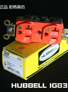 美国荷宝 IG8300医疗级 美标电源插座 音响滤波器插芯墙插