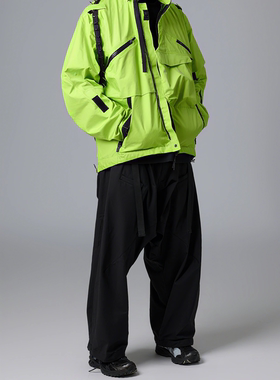 机能长裤尼龙吊裆裤solotex多口袋防水P30BL非acronym