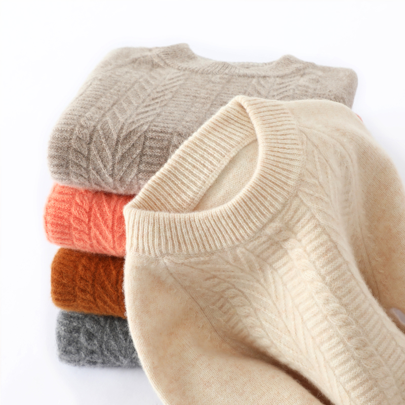 儿童半高领加厚羊毛衫秋冬季插肩长袖宝宝羊毛绒毛衣针织打底百搭