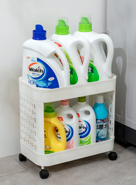 卫生间置物架落地多层洗漱台厕所夹缝收纳架子浴室洗手间整理神器