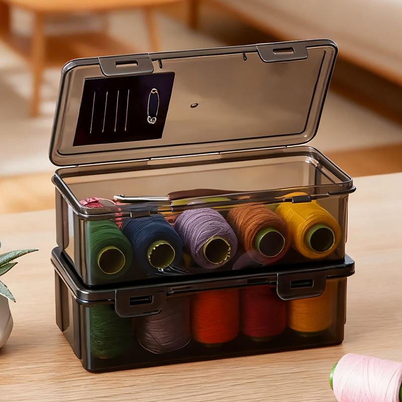 磁吸针线盒家用缝纫工具盒高质量实用学生宿舍缝补针线收纳盒空盒