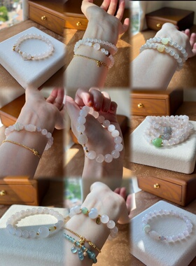 和田玉藕粉专区｜不定期更新｜原创设计和田玉天然藕粉手串