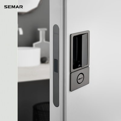 SEMAR西玛2024年新款意式现代极简静音卧室磁力内嵌隐形平面门锁