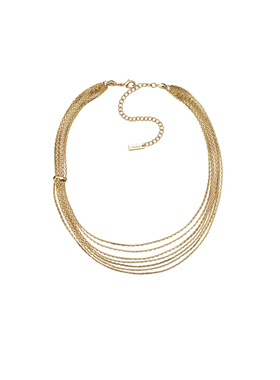 豆豆同款 Catena系列金色多层流苏项链法式优雅高级感