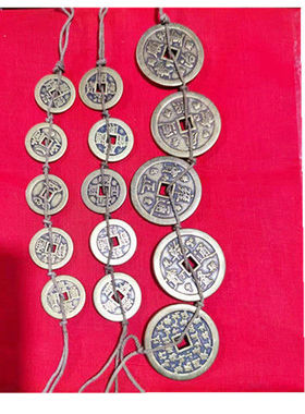 五帝钱铜钱纯铜十帝钱招财旺财挂件仿古随身携带