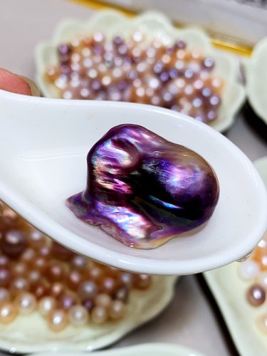 天然淡水异形巴洛克纽扣