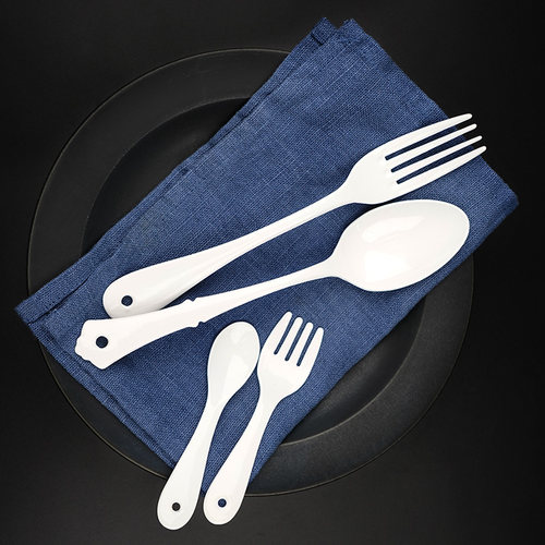 日本elfin高桑金属刀叉勺套装