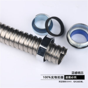 。蓝睿304不锈钢穿线软管金属软管波纹管防狗咬蛇皮管电线保护套