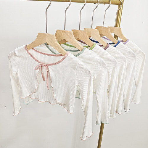 儿童舞蹈服外搭小披肩女童练功服春夏长袖芭蕾舞外套中国跳舞服装