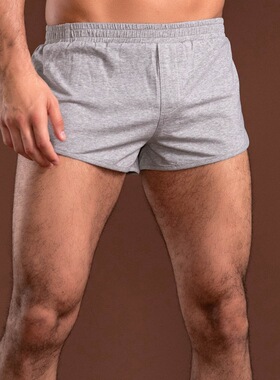 莫代尔短裤男 家居裤子 纯棉内裤大码宽松居家睡裤 阿罗裤 三分裤