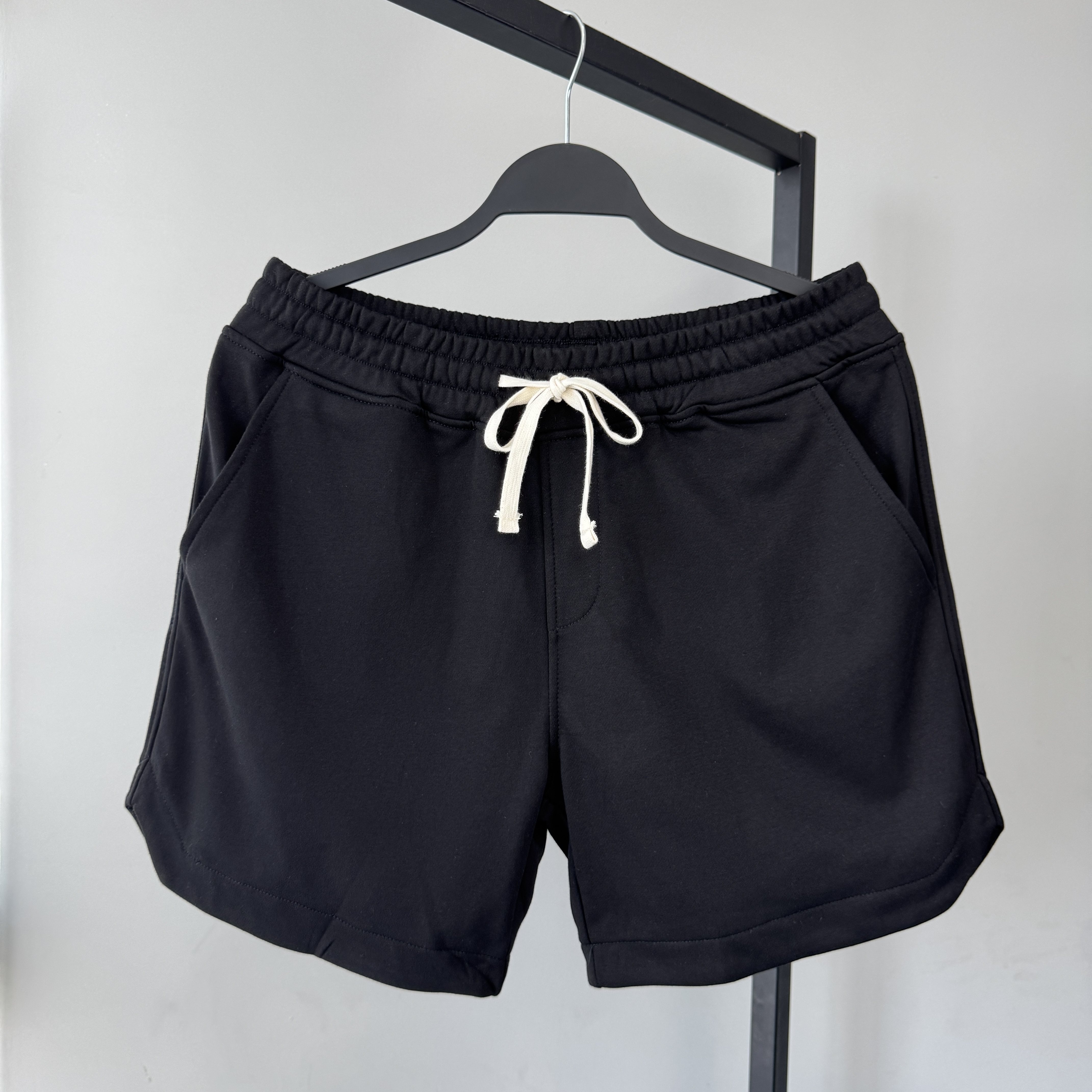 开衩运动短裤男士针织纯棉弹力健身短裤三分裤时尚潮流运动裤帅哥,男装,短裤,淘宝优惠券,粉丝福利购,淘宝优惠卷