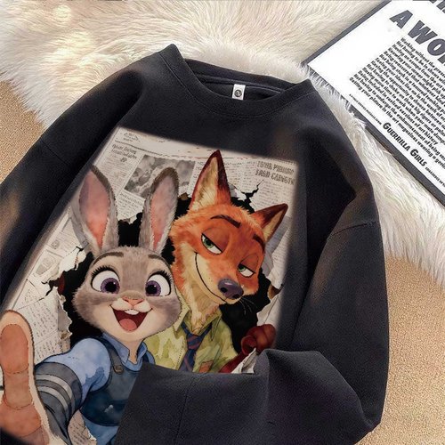 卫衣男动漫主题个性潮流加绒上衣