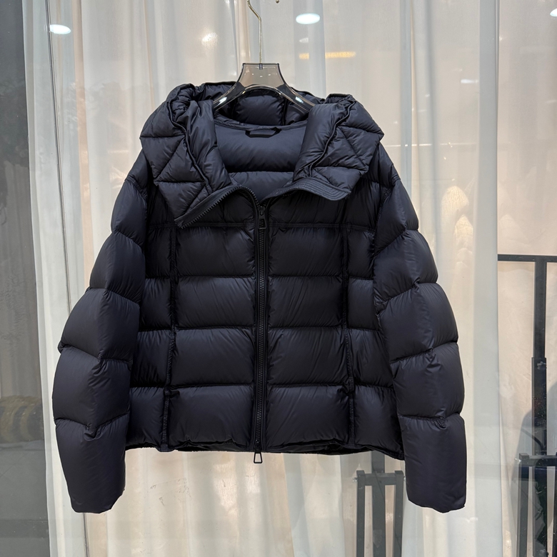 短款2025年秋季防寒长袖拉链鹅绒