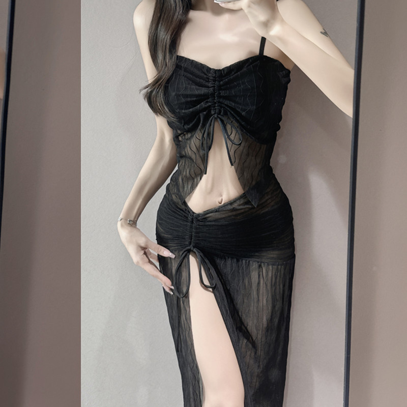 【白月光系列】仙气游泳衣女比基尼bikini分体三件套度假泳装新款