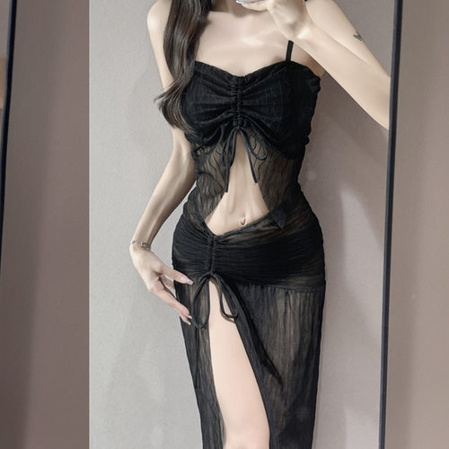 【白月光系列】仙气游泳衣女比基尼bikini分体三件套度假泳装新款 - 封面