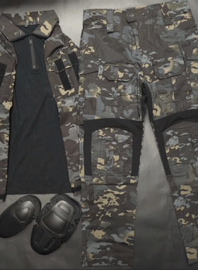 无贼GEN3暗夜多地形伪装 MCBK战术蛙皮 G3黑CP作战蛙服套装CS下场