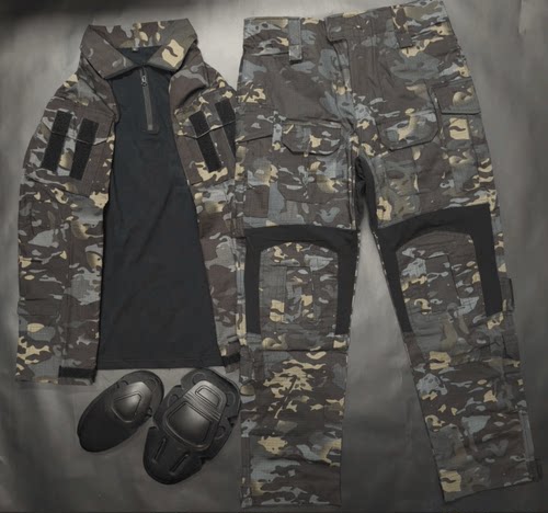 无贼GEN3暗夜多地形伪装 MCBK战术蛙皮 G3黑CP作战蛙服套装CS下场