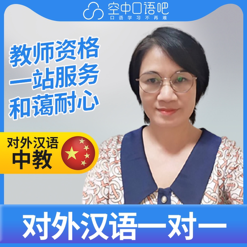 K对外汉语文老师普通话1对1网课辅导 25分钟