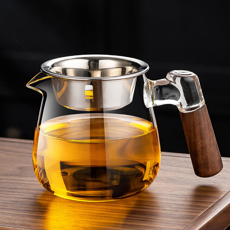 加厚玻璃公道杯茶漏套装