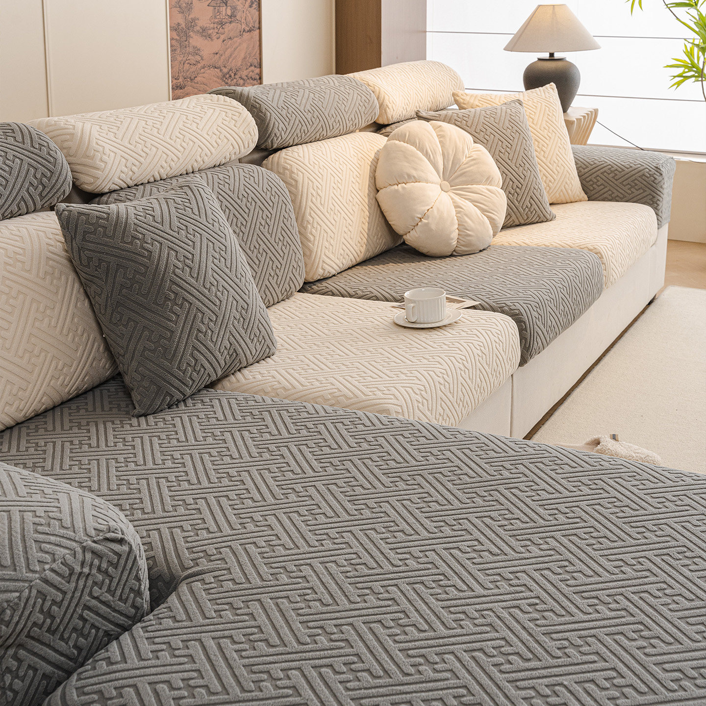 沙发套罩萬能全包简约四季通用防滑沙发垫子沙发坐垫套弹力沙发笠,居家布艺,沙发套,淘宝优惠券,粉丝福利购,淘宝优惠卷