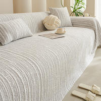 2026 New style sofa full cover cover, summer sofa cover fabric, ice silk sand towel, universal protective cover, mat seat cushion thumbnail 5