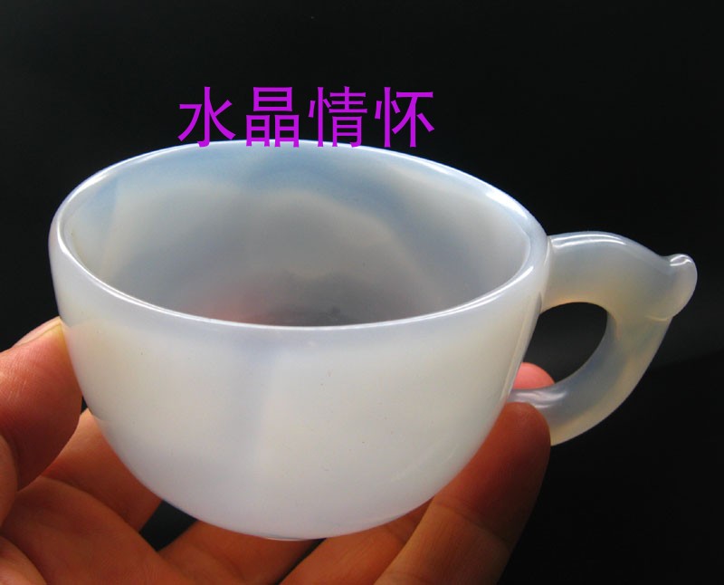 9086天然玛瑙咖啡杯直径8.5厘米盐罐调料罐茶杯咖啡杯酒杯放糖图片