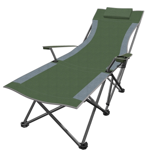 威野营户外折叠椅躺椅折叠床办公室午睡便携露营椅子午休沙滩椅