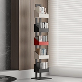 落地网红儿童书架转角置物架多层收纳架立体靠墙夹缝杂志展示架子