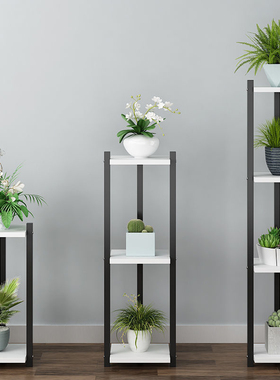 花架子客厅多层花几落地式简约现代钢木置物架阳台室内绿萝花盆架
