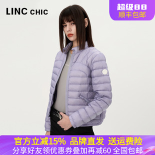 羽绒服女外套Y24801155 超轻薄短款 LINCCHIC金羽杰2024年秋季 新款