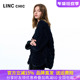 LINCCHIC金羽杰羽绒服女2025年秋季 新款 丝绒感羽绒外套Y25802116B