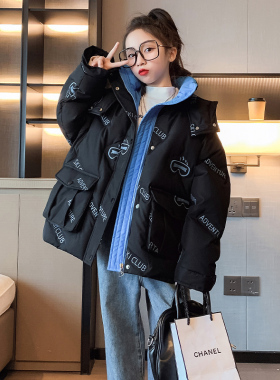 女童羽绒服冬季2025新款儿童白鸭绒加厚连帽外套中大童洋气冬装潮