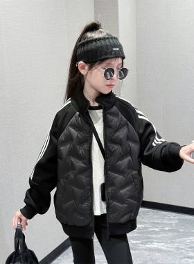 女童羽绒服轻薄款中大儿童装校服神器内搭冬季新款白鸭绒外套冬装