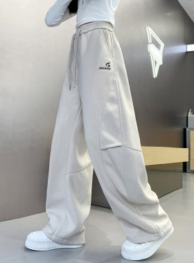 韩国潮女童运动裤春秋款2025新款儿童洋气炸街休闲卫裤休闲长裤潮