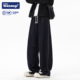 原色抽绳牛仔裤 DORA 宽松直筒阔腿长裤 美式 WASSUP牛仔裤 男女春季